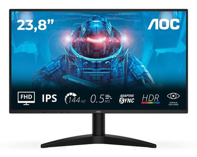 AOC B3 24B36X tietokoneen litteä näyttö 60,5 cm (23.8") 1920 x 1080 pikseliä Full HD LED Musta