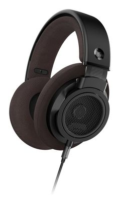 Philips SHP9500CY/00 hörlur och headset Hörlurar Kabel Huvudband Musik Svart, Brun