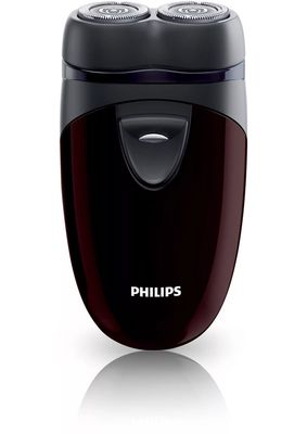 Philips PQ206/18 rakapparater för män Roterande rakhuvud Svart, Bordeaux