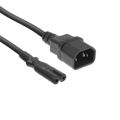 ACT AK5248 strömkablar Svart 0,2 m C14 coupler C17 coupler