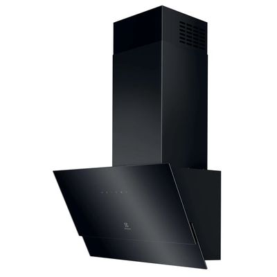 Electrolux Series 600 Hob2Hood 60 cm, Black Väggmonterad Svart 575 m³/h