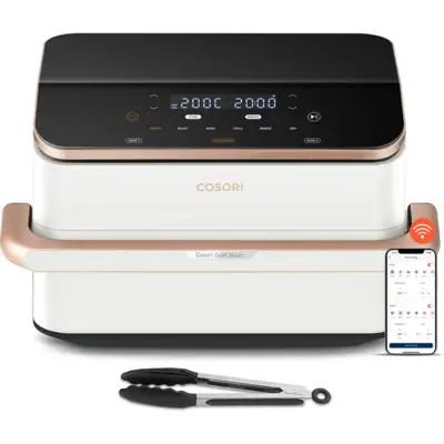 Cosori 1895375 Dubbel 10 l Fristående 2800 W Varmluftsfritös Vit