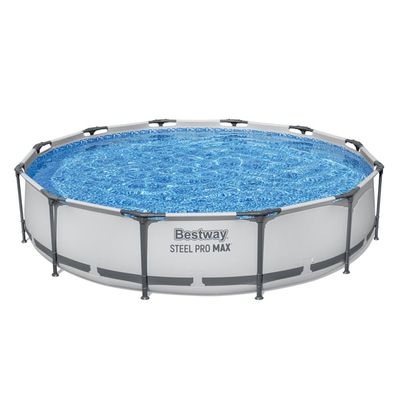 Bestway Steel Pro 56416 ovan mark-svimmingpooler Pool med ram Rund 6473 l Blå