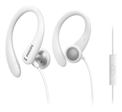 Philips TAA1105WT/00 hovedtelefoner/headset Ledningsført Ørekrog, I ørerne Sport Hvid