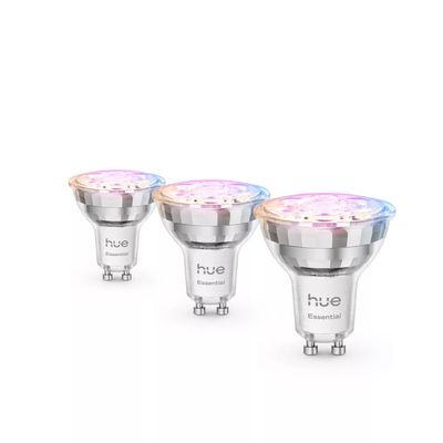 Philips Hue White och Color Ambiance Essential GU10 – smart spotlight – 345 lm – 4,7W – 3-pack