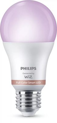 Philips RGB LED -älylamppu A60, E27-kanta, 806 lm