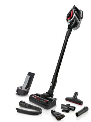 Bosch BSS81POW1 upprättstående dammsugare och elektrisk sopborste Skaftdammsugare Batteri Torr Svart 5 Ah
