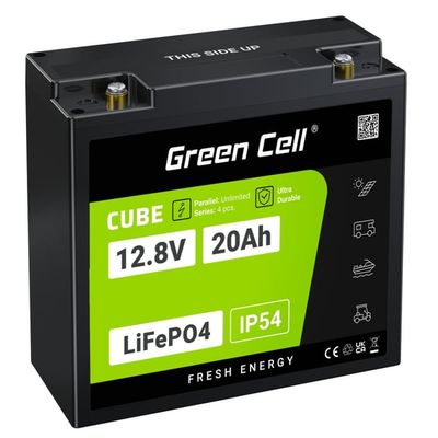Green Cell LFPGC12V20AH UPS batteri Lithium jern fosfat (LiFePO4) 12,8 V 20 At