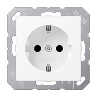JUNG A 1520 BF WWM eluttag Typ F Vit