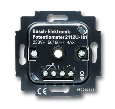Busch-Jaeger 2112 U-101 Inbyggd Dimmer Svart