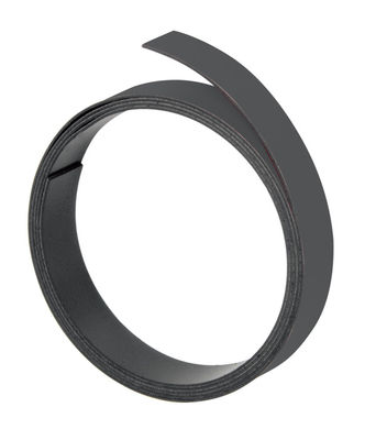 FRANKEN Magnetband (L)1.000 x (D)10 x (H)1 mm, svart för självklippning, magnetiskt, skrivbart (M802 10)