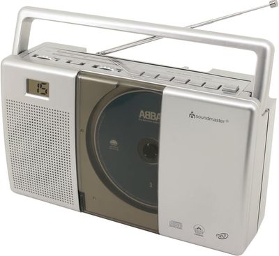 Soundmaster RCD1185 bærbar stereosystem Digital FM Grå