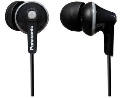 Panasonic RP-HJE125 Hovedtelefoner Ledningsført I ørerne Sort