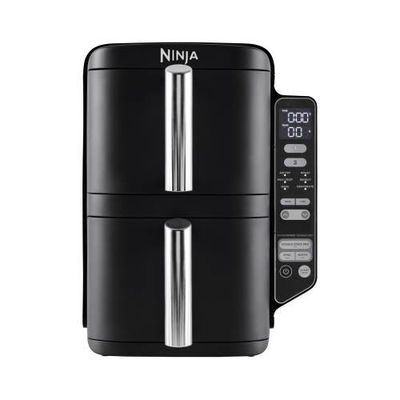 Ninja SL300EU fritös Dubbel 7,6 l Fristående 2470 W Varmluftsfritös Svart