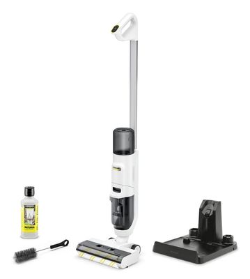 Kärcher FCV 2 Natural N 3-i-1 skaftdammsugare Batteri Torr&våt Utan påse 160 W Vit