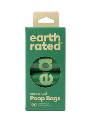 Earth Rated 870856000185 hundepose til hund og pose til kattetoilet 120 stk Plast Engangsbrug