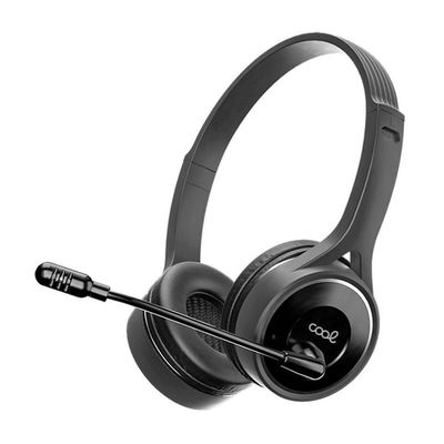 COOL Accesorios COOL Office Headset Kabel & Trådlös Huvudband Kontor/callcenter Bluetooth Svart