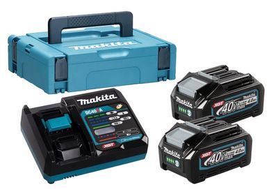 Makita XGT Set med batteri och laddare