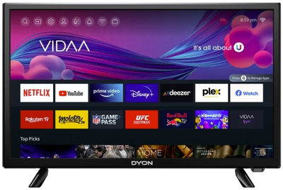 Dyon 24 VX 61 cm (24") HD Smart TV Wi-Fi Sort 180 cd/m²