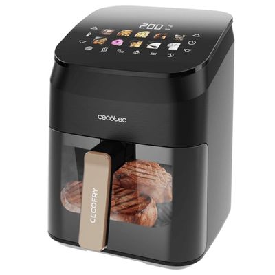 Cecotec Cecofry&Grill Smokin' 4500 Single 4,5 l 1900 W Varmluftsfritös Svart, Brun