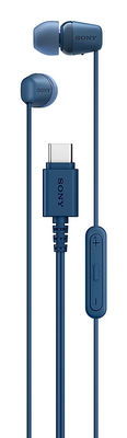 Sony IER-EX15C Headset Ledningsført I ørerne Opkald/musik USB Type-C Blå
