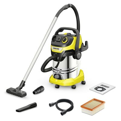 Kärcher WD 6 P S V-30/6/22/T Svart, Rostfritt stål, Gul 30 l 1300 W