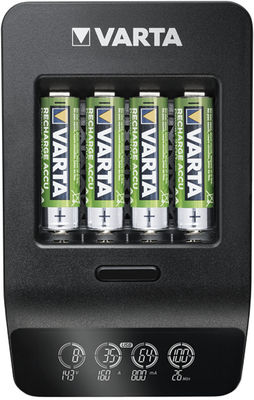 Varta LCD SMART CHARGER+ batteriladdare Hushållsbatteri AC