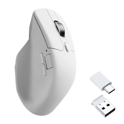 Keychron M6S-B72 datormöss Universal Högerhand RF Wireless + Bluetooth + USB Type-C Optisk 12000 DPI