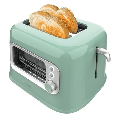 Cecotec RetroVision Green 5 2 skivor 700 W Ljusgrön, Rostfritt stål