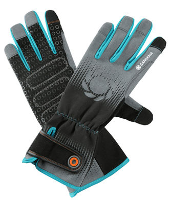 Gardena 11540-20 beskyttende håndbeklædning Havehandsker Sort, Blå, Grå Bomuld, Elastin, Nylon, Polyester, Polyurethan