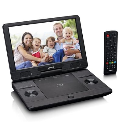 Lenco BRP-1150BK bärbara DVD/Blu-Ray-spelare Bärbar Blu-ray-spelare Cabriolet 29,2 cm (11.5") 1024 x 600 pixlar Svart