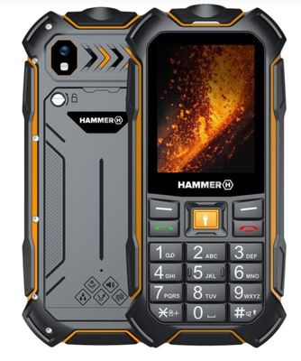 HAMMER Boost 2 LTE 6,1 cm (2.4") 241 g Svart, Gul Robust telefon