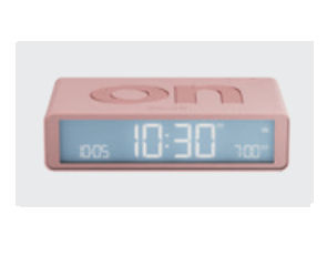 LEXON Flip Classic Digital väckarklocka Rosa