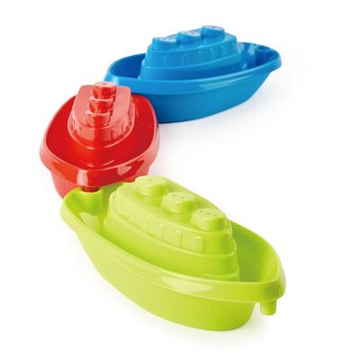 Hape E4091 spil, legetøj & mærkat til badet Badebåd Blå, Grøn, Rød