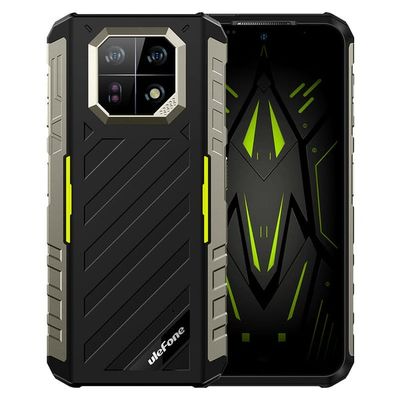 Ulefone Armor 22 16,7 cm (6.58") Android 13 4G USB Type-C 8 GB 128 GB 6600 mAh Sort, Grøn