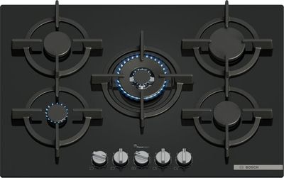 Bosch Serie 6 PPQ7A6I15 spishällar Svart Inbyggd 75 cm Gas 5 zone(s)