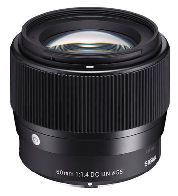 Sigma 56mm F1.4 DC DN MILC Teleobjektiv Sort