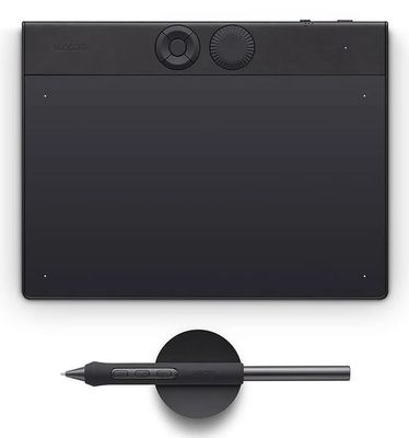Wacom Intuos Pro Small – 2025 ritplattor Svart 187 x 105 mm USB/Bluetooth