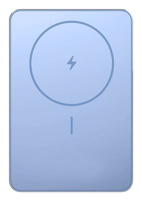 Xiaomi Super Slim Magnetic Power Bank 5000 Litium-Ion (Li-Ion) 5000 mAh Trådlös laddning Blå