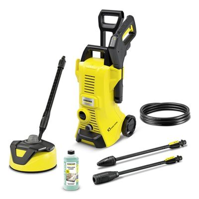 Kärcher K 3 Power Control Home T 5 högtryckstvätt Upprätt Elektrisk 380 l/h 1600 W Svart, Gul