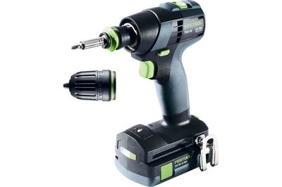 Festool TXS 18 C 3.0-Plus 1600 RPM Svart, Grön