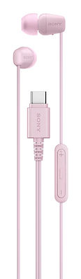 Sony IER-EX15C Headset Ledningsført I ørerne Opkald/musik USB Type-C Lyserød