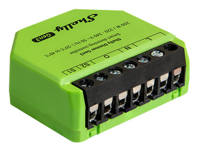 Shelly Dimmer Gen3 Inbyggd Svart, Lime