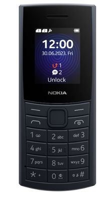 Nokia 110 4G 4,57 cm (1.8") 94,5 g Blå Funktionstelefon