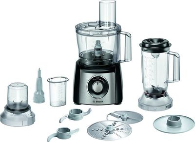 Bosch MCM3PM386 matberedare 900 W 2,3 l Svart, Transparent