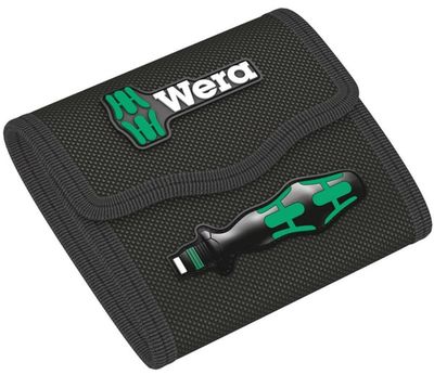 Wera 05136471001 taske til opbevaring af værktøj Sort, Grøn Tekstil