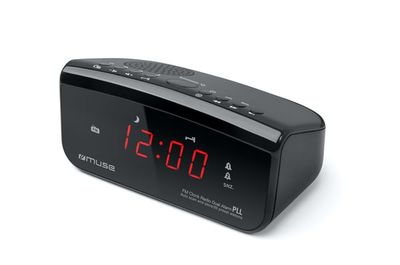 Muse M-12CR radioapparater Klockradio Digital Svart