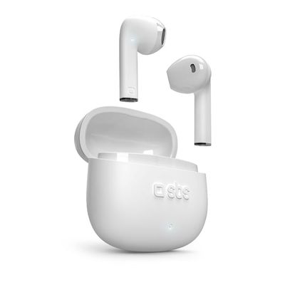 SBS One Color Headset True Wireless Stereo (TWS) I ørerne Opkald/musik Bluetooth Hvid