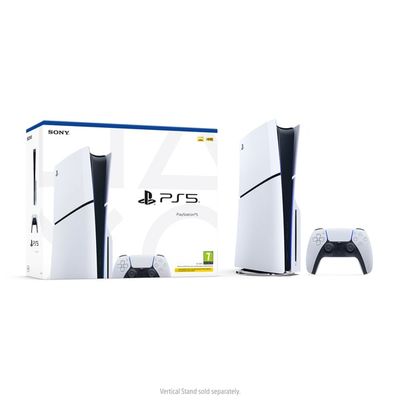Sony Playstation 5 Slim 1 TB Wi-Fi Sort, Hvid