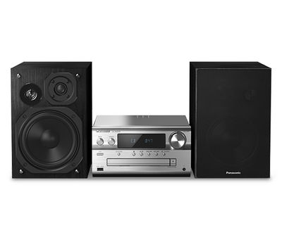 Panasonic SC-PMX94EG-S stereoanlæg Home audio micro system 120 W Sort, Sølv